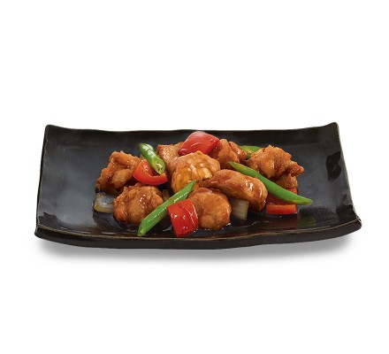 ไก่ซอสสามรส (อาหารจานเดี่ยว)